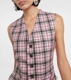 Giuseppe di Morabito Checked wool vest