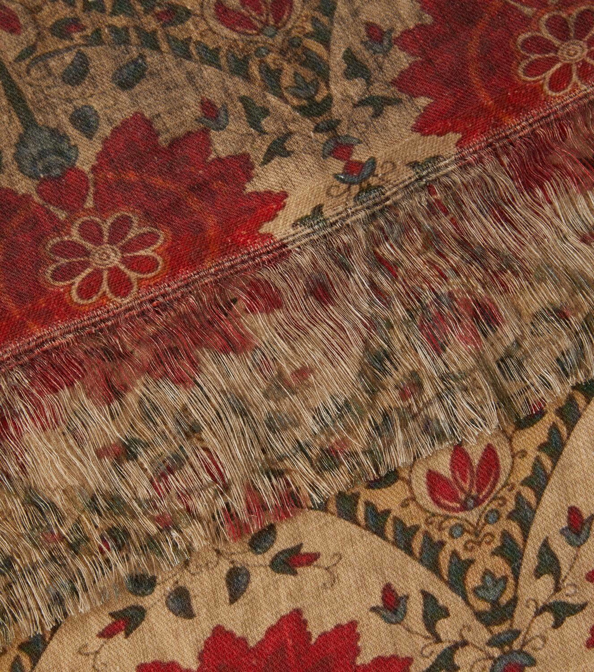 The House of Lyria Tormento fringed linen tablecloth