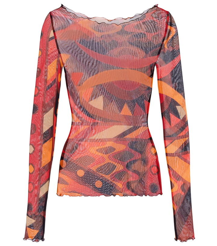 Photo: Pucci Vivara tulle crop top