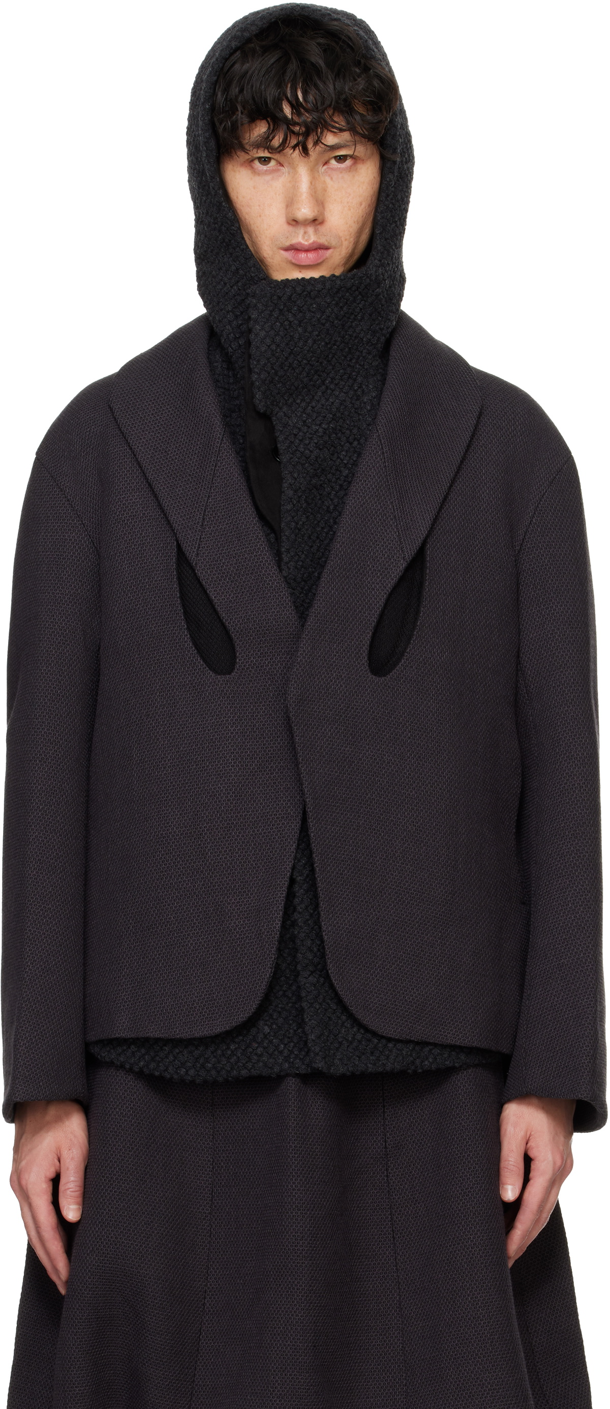 pet-tree-kor Gray Node Blazer pet-tree-kor
