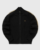 Fred Perry Chequerboard Tape Jacket Black - Mens - Track Jackets