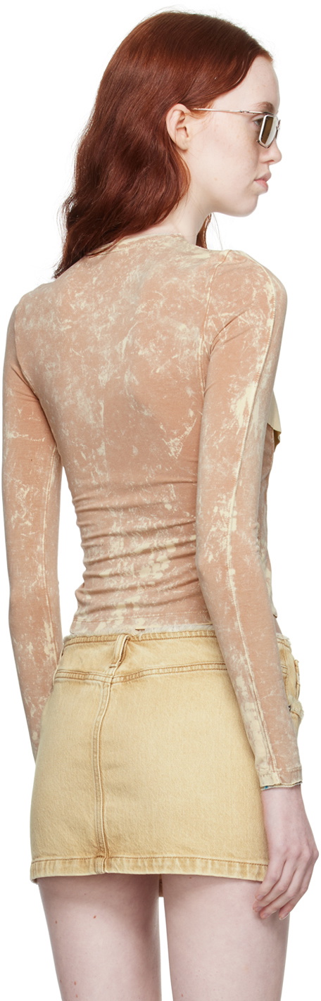 Diesel Pink T-Treaty Long Sleeve T-Shirt Diesel