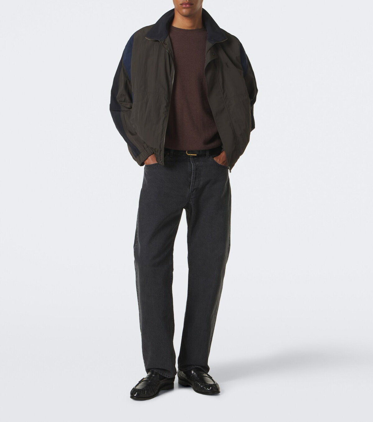 Saint Laurent Cassandre faille jacket