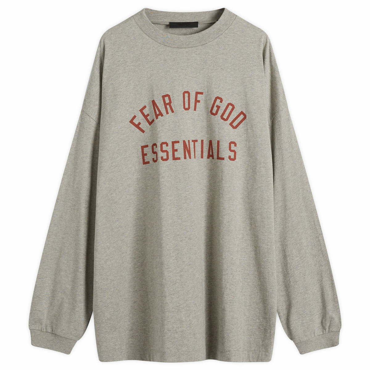Fear of God ESSENTIALS Men's Long Sleeve Jersey T-Shirt in Dark
