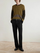 Enfants Riches Déprimés - Skinny Lieutenant Straight-Leg Pinstriped Virgin Wool Trousers - Black