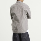 Comme des Garçons Homme Men's Check Triple Layers Shirt in Off White/Brown/Black