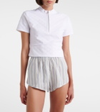 Gucci Interlocking G silk jacquard shorts