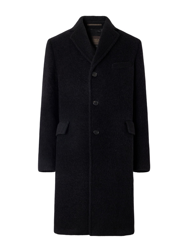 Photo: Slowear - Montedoro Alpaca-Blend Bouclé Coat - Black