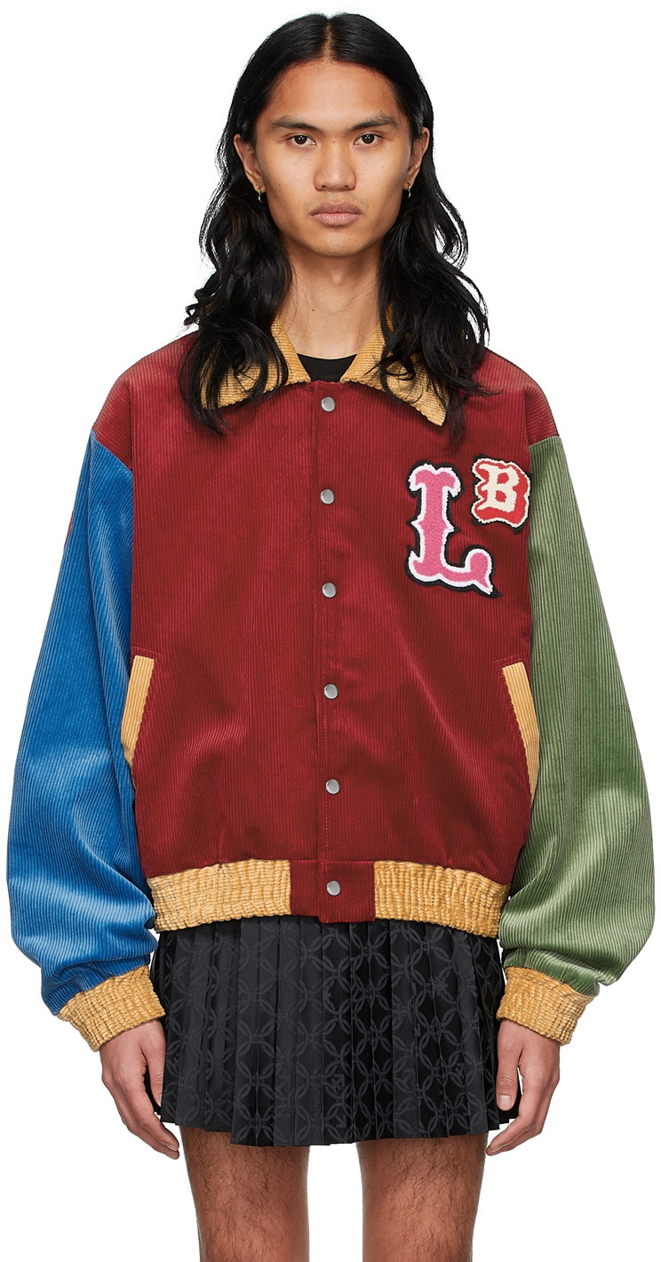 Charles Jeffrey Loverboy Checked Varsity Bomber Jacket - ShopStyle