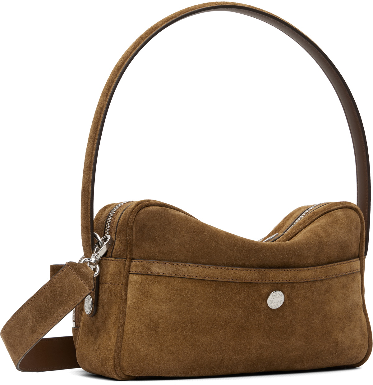Acne Studios Brown Camero Party Suede Bag