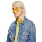 Acne Studios Gold and Yellow Howard Sunglasses