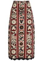 Farm Rio Jacquard Knit Midi Skirt Multicoloured