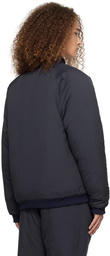 South2 West8 Navy Insulator R.C. Bomber Jacket