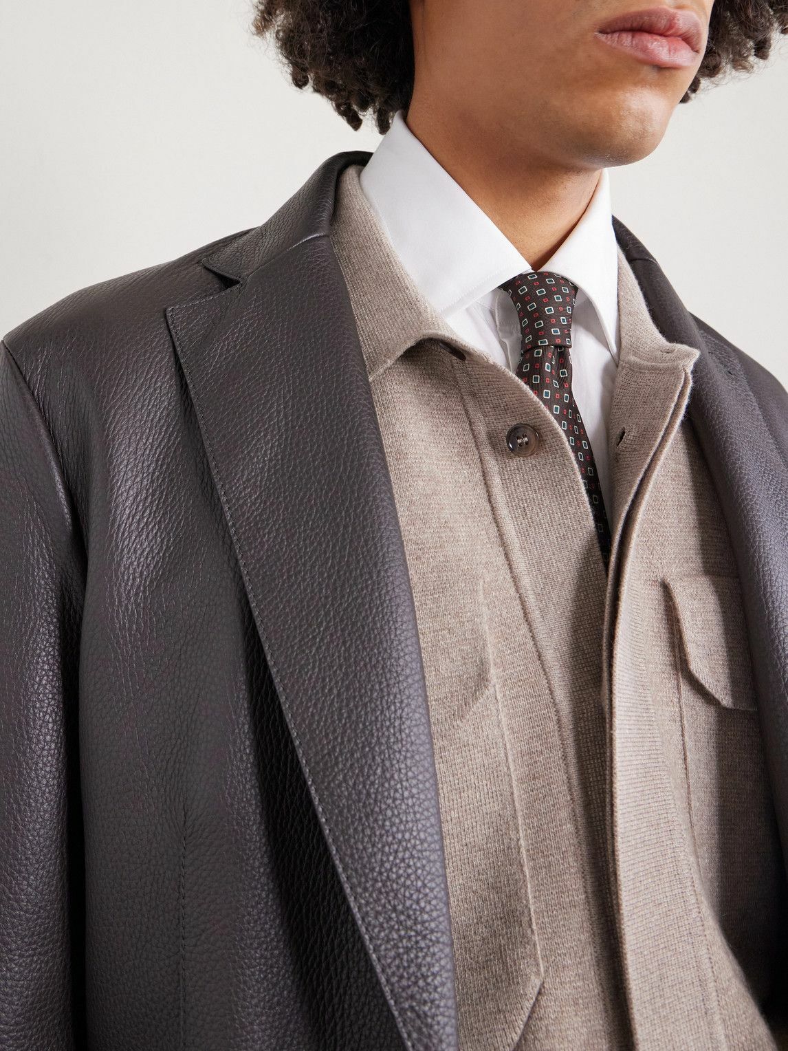 Dunhill - Cotton and Cashmere-Blend Overshirt - Neutrals