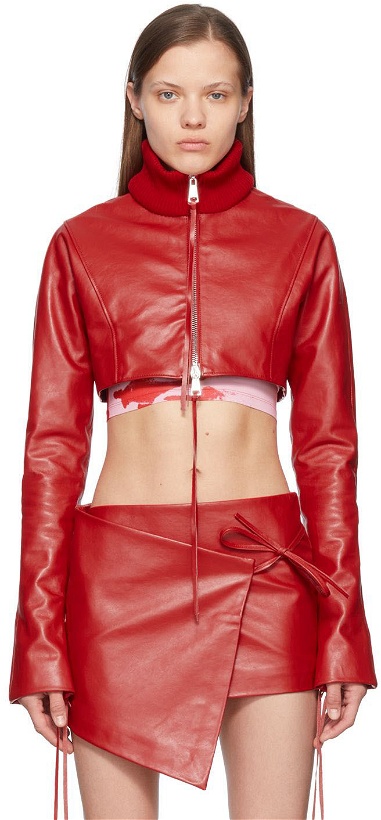 Photo: ioannes Red Jade Combat Leather Jacket