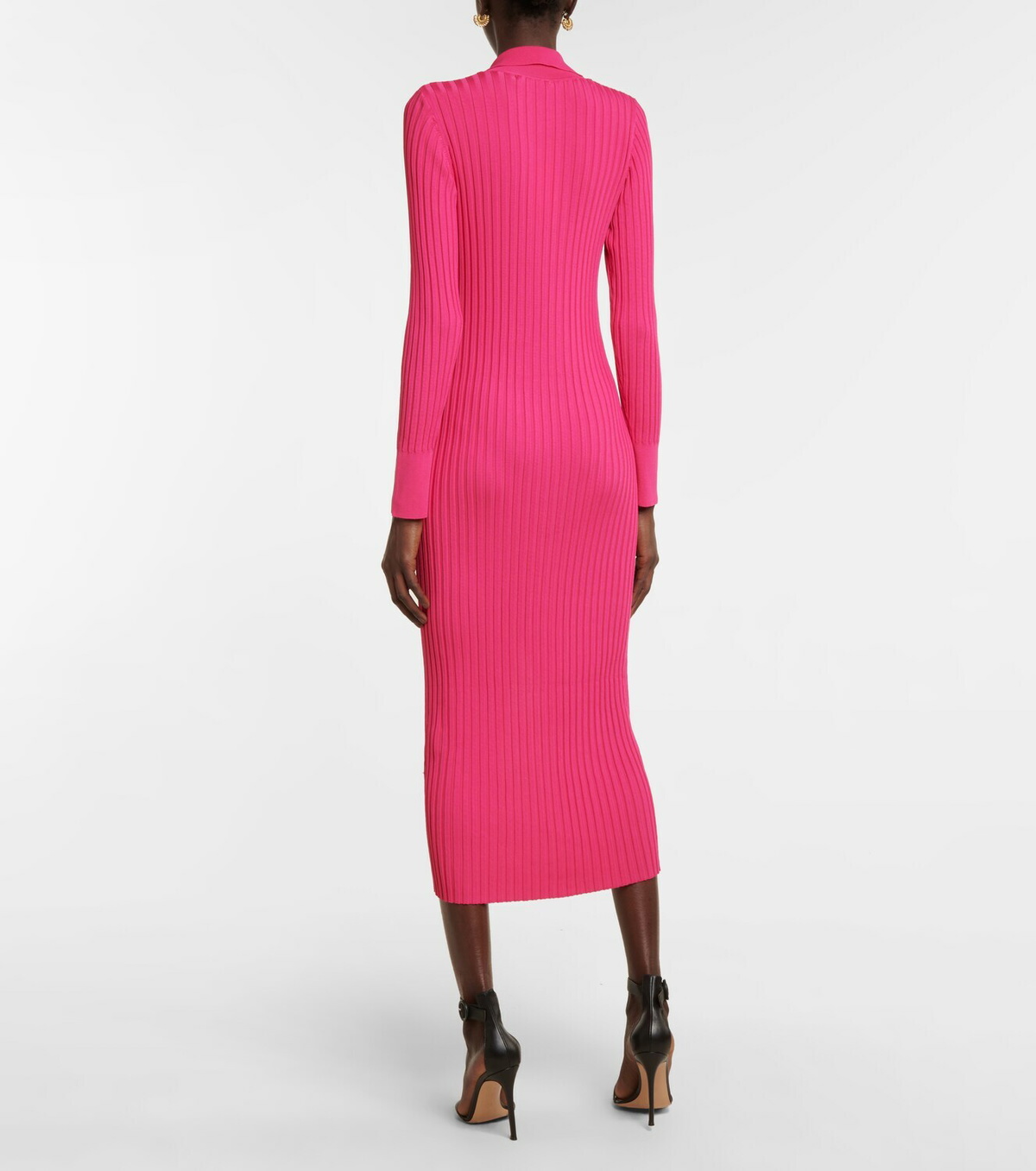 Rebecca Vallance Leigh ribbed-knit midi dress Rebecca Vallance