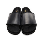 Doublet Black Invisible Lenticular Sandals