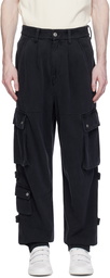 Isabel Marant Black Telore Cargo Pants