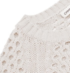 CMMN SWDN - Toby Knitted Cotton Sweater - Off-white