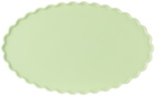Fazeek Green Wave Oval Platter