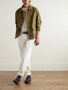 Nili Lotan - Pierre Striped Cotton-Jersey T-Shirt - White