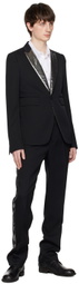 SAPIO Black Creased Trousers