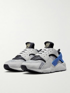 Nike - Air Huarache PRM Leather and Rubber-Trimmed Neoprene Sneakers - White