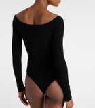 Agolde Maren off-shoulder bodysuit