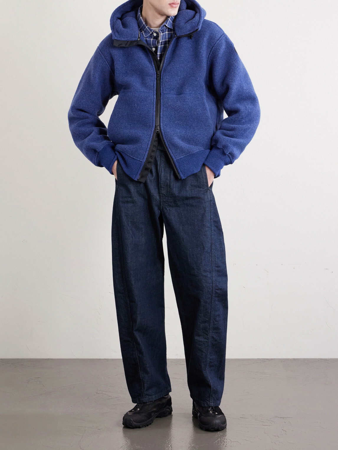 Canada Goose - Chilliwack Wool-Blend Fleece Hooded Jacket - Blue