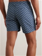Orlebar Brown - Standard Mid-Length Bandana-Print Swim Shorts - Blue