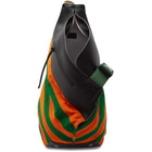 Loewe Green and Orange Anton Backpack