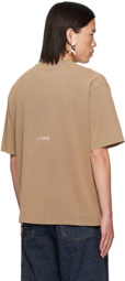 Acne Studios Brown Garment-Dyed T-Shirt