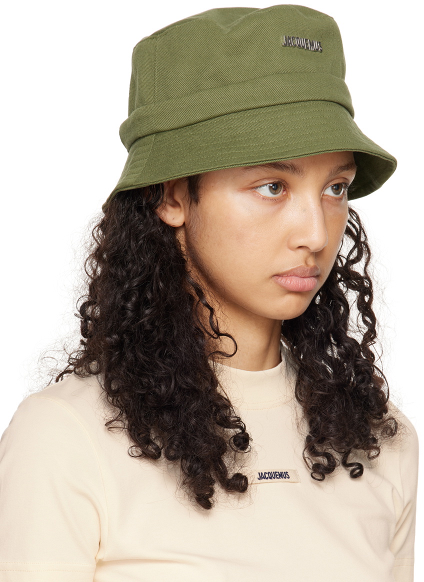 Jacquemus Khaki 'Le bob Gadjo' Beach Hat Jacquemus Jacquemus Khaki 'Le bob Gadjo' Beach Hat Jacquemus
