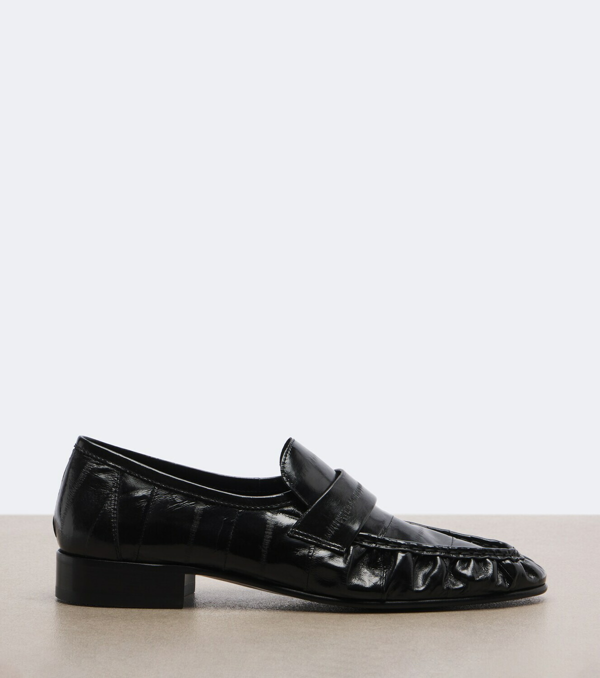 The Row Soft Two eel leather loafers