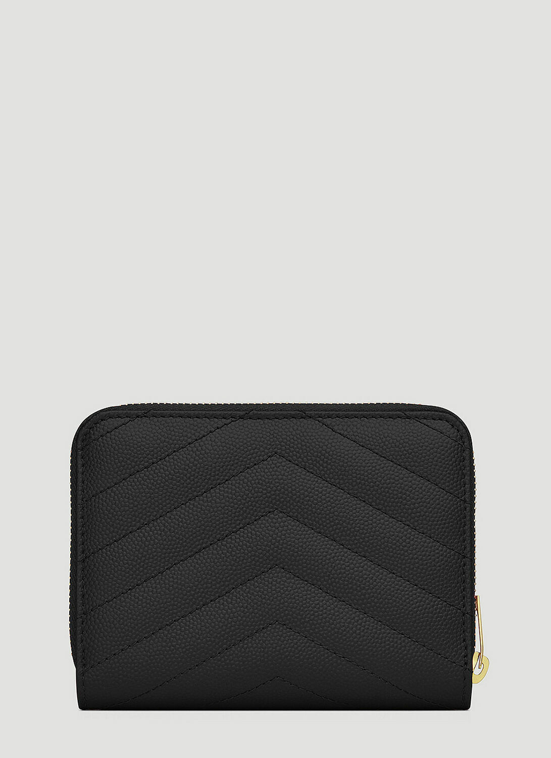 Saint Laurent Matelassé Compact Wallet