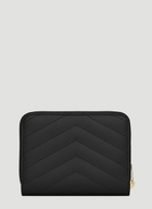Saint Laurent Matelassé Compact Wallet