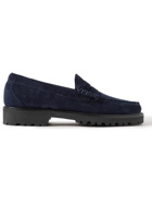 G.H. Bass & Co. - Weejuns 90 Larson Suede Penny Loafers - Blue