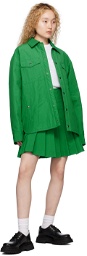 Maison Kitsuné Green Padded Jacket