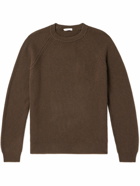 Boglioli - Ribbed Wool and Cashmere-Blend Sweater - Brown