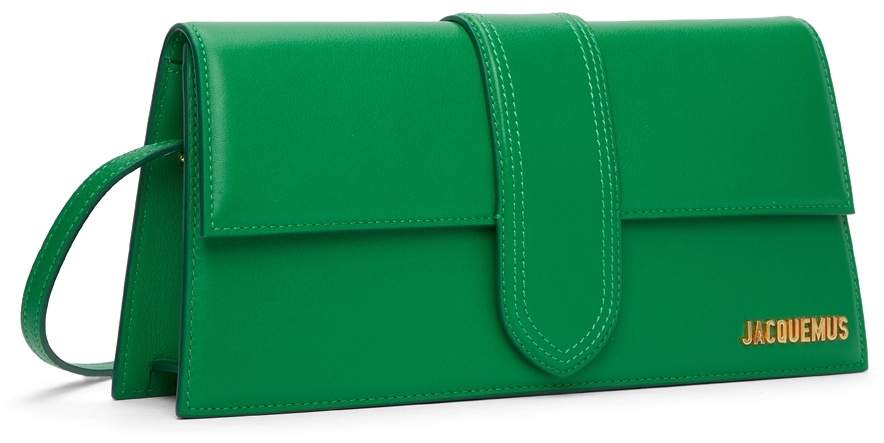 Le Bambino bag in Green Leather