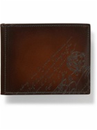 Berluti - Figure Scritto Venezia Leather Bifold Wallet with Money Clip