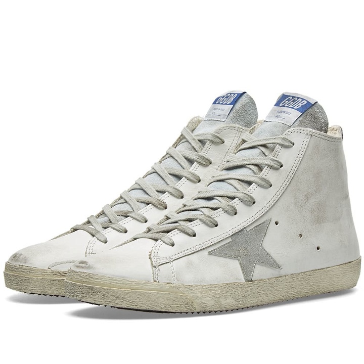 Photo: Golden Goose Deluxe Brand Frenchie Leather High Sneaker