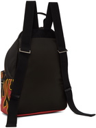 Palm Angels Black Flames Backpack