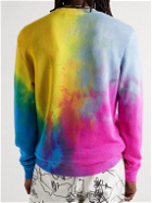 The Elder Statesman - Reflection Tie-Dyed Cotton and Cashmere-Blend Jersey Sweatshirt - Multi