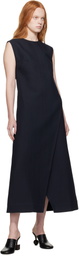 Studio Nicholson Navy Corus Midi Dress