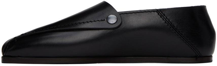 LEMAIRE FOLDED MULES レザーミュール ブラック size42 LEMAIRE Black Folded Mules Lemaire