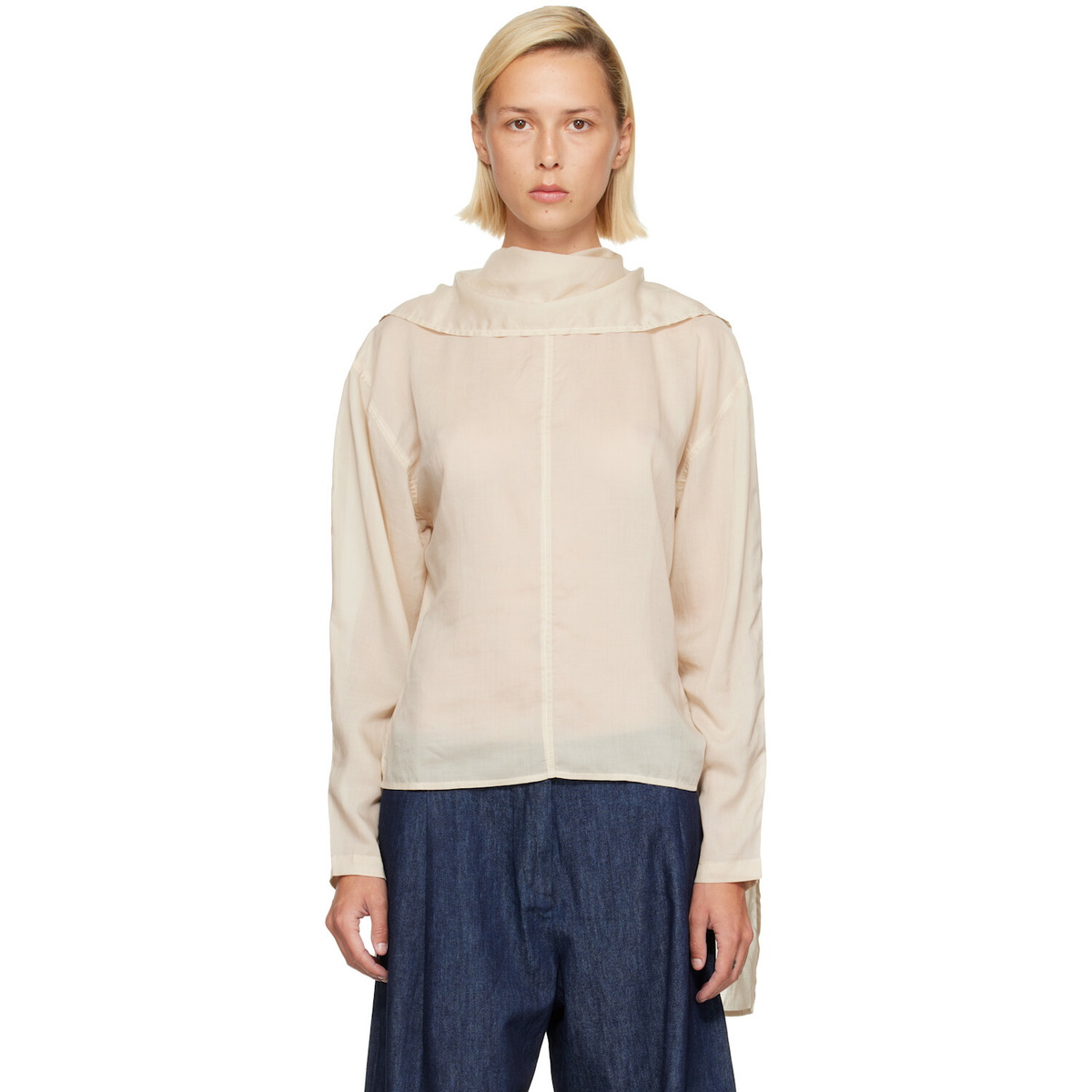 Belle Anna Off-White Stream Blouse