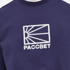 PACCBET Men's Logo Crew Sweat in Navy
