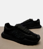 Dolce&Gabbana Runner leather-trimmed lace sneakers
