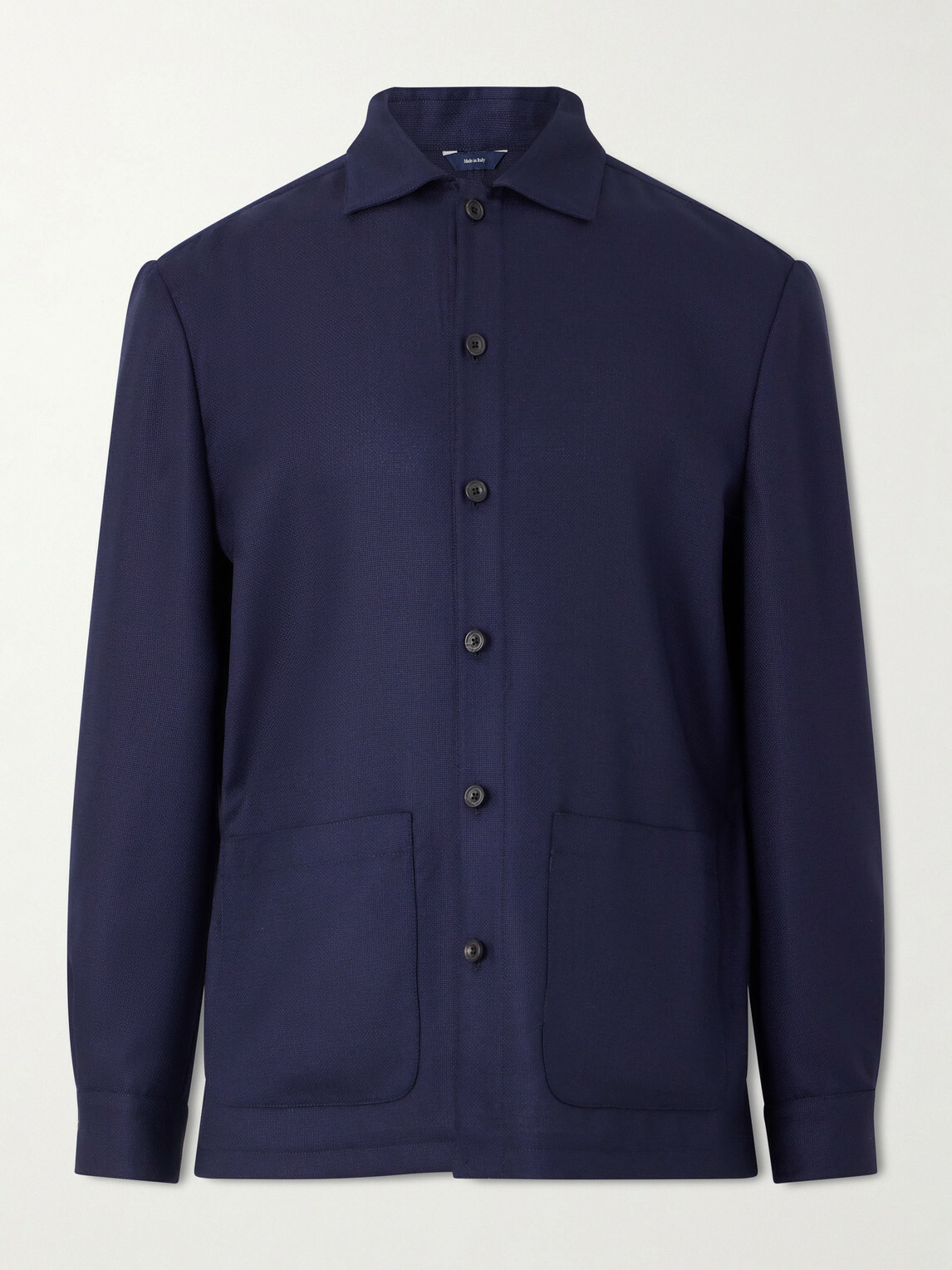 Thom Sweeney - Wool Overshirt - Blue